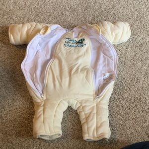 Baby Merlin Magic sleep suit - light yellow, small, 3-6 months, 12-18lb - EUC!